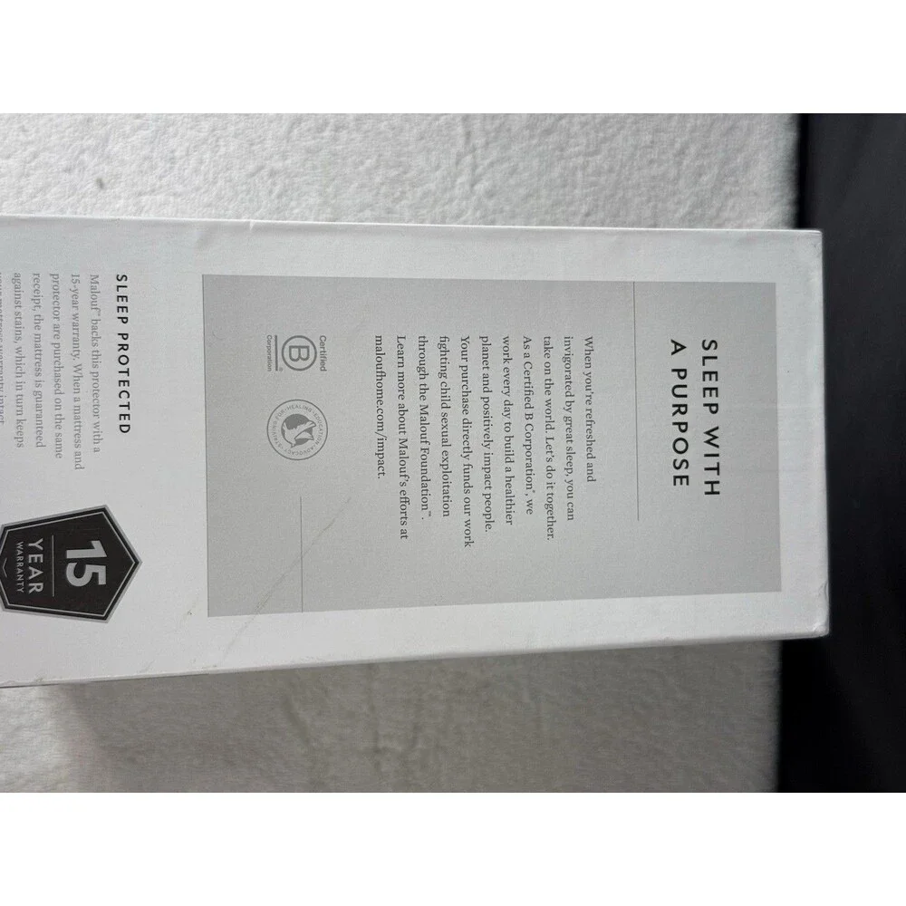 Malouf Sleep Tite Mattress Protector Deep Pocket Up to 22